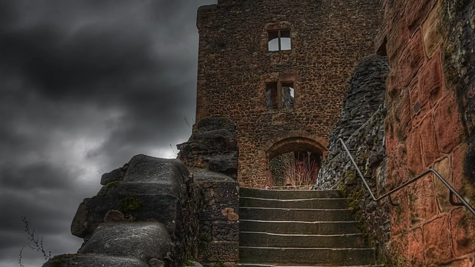 Illustration — medieval castle interior